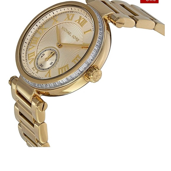 Michael Kors Skylar Gold Ladies Watch - Picture 9 of 13
